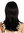 vw53-4 women's quality wig medium long sleek long waved tips dark brown
