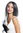 ZM-1830 women's quality wig long middle parting ombre balayage black white grey