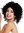 VIVI-1 women's quality wig short shoulder length voluminous frizzy very curly black