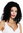 ZM-1587-1B women's quality wig long voluminous very frizzy curls afro middle parting Latina black