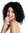 ZM-1839-4 women's quality wig shoulder length very frizzy wild curly afro middle parting dark brown