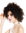 VK-11-10 women's quality wig short voluminous frizzy curly curls brown medium brown