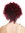 VK-11-39 women's quality wig short voluminous frizzy curly curls red signal red