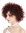 VK-11-35 women's quality wig short voluminous frizzy curly curls reddish brown rusty brown