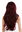 VK-24-MF-952YS1B quality wig partial monofilament parting lace front long wavy black red highlights