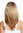 Perücke Mono Lace-Front Mittelscheitel glatt Ombre Balayage Braun Blond Kupferblond VK-20-MF