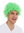MMAM-9M-K427 wig carnival men women clown short afro frizzy curly frizzy head green