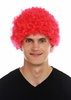 MMAM-9M-K120B wig carnival men women clown red short afro frizzy curly frizzy head