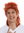 31910-FR14B wig carnival Halloween chav proletarian mullet spiky hair 80's copper red