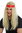 Perücke Hippie Blond Lang Stirnband Mittelscheitel 31912-FR61
