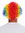MMAM-15M wig carnival afro rainbow colourful frizzy curls clown women men