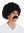 2018553-P103 wig and beard set men carnival frizzy curls voluminous afro 70's hippie