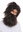 6090A+B-P1-P68A-P30 wig and beard set men carnival wild prehistoric neanderthal brown grey mottled