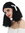 3208-P103 wig carnival women doll thick fabric doll hair black braids long plaited