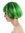 JH-10002 wig carnival women bob fringe black green highlights tiger stripes