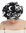 31717-P103-68 wig women's wig Halloween carnival short curls black white highlights