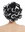 31717-P103-68 wig women's wig Halloween carnival short curls black white highlights