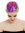 31946-FR-coloured wig women's wig carnival rainbow coloured colourful braids plaited long