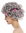 3195-ZA68A wig women's wig Halloween carnival grey curls curly hair roller grandmother granny