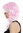 06053-FR28-T68 wig women's wig carnival diva long curls light pink mix curls backcombed