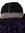 Perücke Lace-Front extrem lang voluminös gelockt Ombre Schwarz Violett DW2904-MF-PURPLEYS1B
