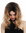 Perücke Lace-Front schulterlang wild gewellt Ombre Balayage Braun Blond RGF-7396-LF-DR3364T