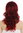 Perücke lang lockige Spitzen Scheitel burgunder rot TYS-488-36TREAD