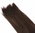 Weft tress of synthetic hair sleek for wig extension making length 30 width 98 inches medium brown