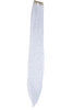 Tresse Kunsthaar-Tressen 75 cm lang 250 cm breit hitzebeständig Weiß VK-WEFT-1001