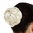Dutt Haardutt Haarknoten Chignon aufwendig geflochten Lichtblond Platinblond HYD-0046-613