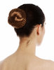 Dutt Haardutt Haarknoten Chignon traditionell geflochten Kupferblond TYP-0062-27