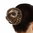 Dutt Haardutt Haarknoten Chignon traditionell geflochten Braun Blond gesträhnt TYP-0062-CHOCO
