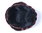 Dutt Haardutt Haarknoten Chignon traditionell geflochten Schwarz Rot Mix HYD-6051-2/39