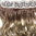 Clip-in Haarverlängerung Hinterkopf breit lockig Ombre Blond Mix 40 cm lang CMT-863-050TT24