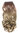 Clip-in Haarverlängerung Hinterkopf breit lockig Ombre Dunkelblond Aschblond 40 cm CMT-863-051TT24