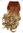 Clip-in Haarverlängerung Hinterkopf breit lockig Ombre dunkles Rotblond Honigblond CMT-863-060TT86