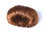 Hairpiece Hairbun Bun Hair knot rose oval conch shell style braided light copper brown auburn