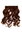 Halfwig 5 Microclip Clip-In Extension wide full back of head long curled mahogany brown auburn mix