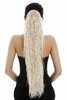 Mother of Ponytails Hairpiece extension extremely long volume kinked curls kinks light blonde
