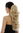 Hairpiece ponytail extension very long massive volume curly amazing curls kinks light blonde 23inch