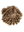 Ponytail Extensions elaborate baroque ringlets corkscrew curls medium blond platinum tips 12inch