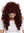 Lady Wig very long curled curly curls garnet red
