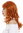 Lady Wig long wavy to curled curls fringe bangs orange