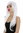 Lady Wig very long layered straight to slightly wavy white Fairy Elf