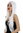 Lady Wig very long parting layered straight sleek white Fairy Elf