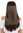 Perücke lang glatt sleek Mittelscheitel Braun gesträhnt GF-W3823-43381