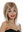Lady wig short shoulder-length Longbob sleek ombre blond mix