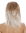 Perücke kurz Longbob glatt Ombre Blond Platin Spitzen GFW2472-27T60