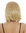 Lady wig short concave bob style straight middle-parting clavi cut goldblond blond
