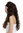 Lady wig with headband long curled curly voluminous curls mahogany mix of brown and auburn and blond